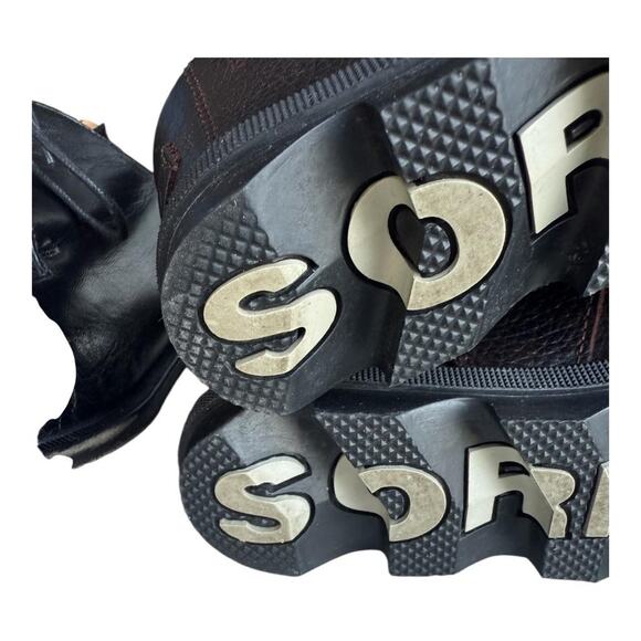 Sorel Joan of Arctic II Wedge Bootie Waterproof Brown Leather Women size 6.5 - Picture 9 of 9